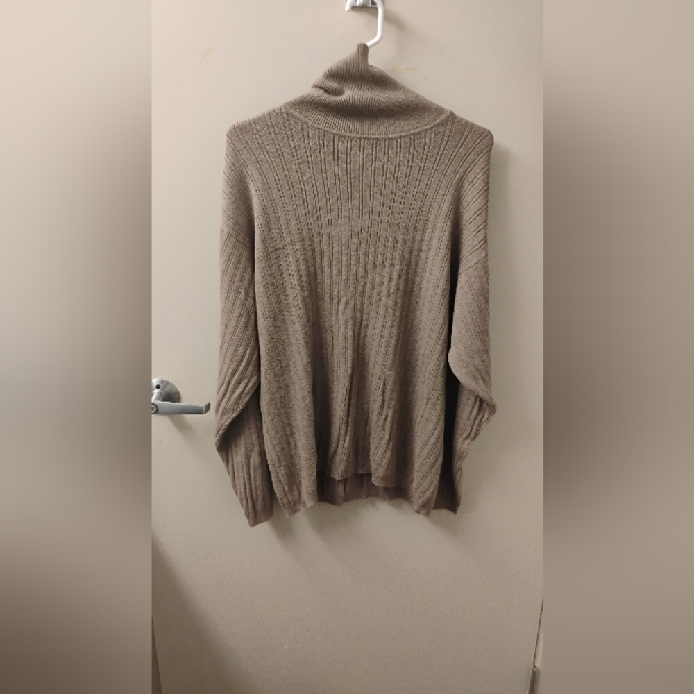 Vintage 2000s Van Heusen Mens Turtleneck Long Sleeve Sweater Cotton Acrylic